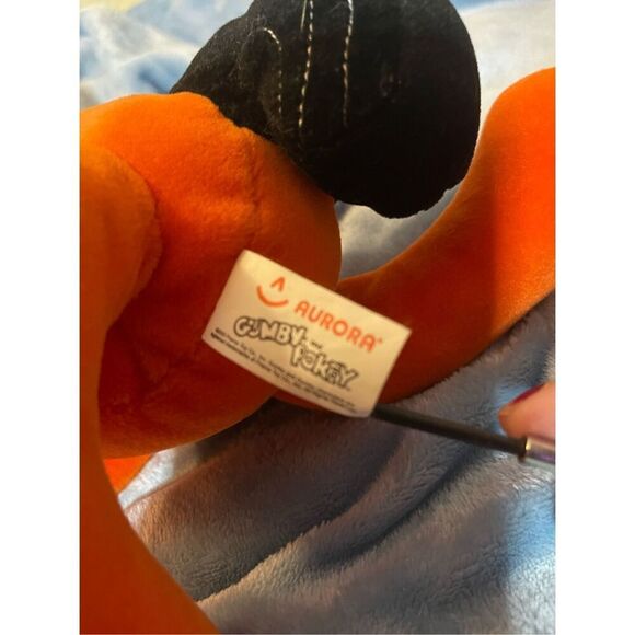 2003 Aurora Gumby & Pokey Orange Plush 13” “Pokey” Horse stuffed plush animal - Picture 6 of 6